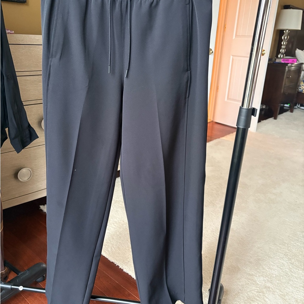 Athleta Women’s  Black Stretch Elastic-Waist Dress Pants